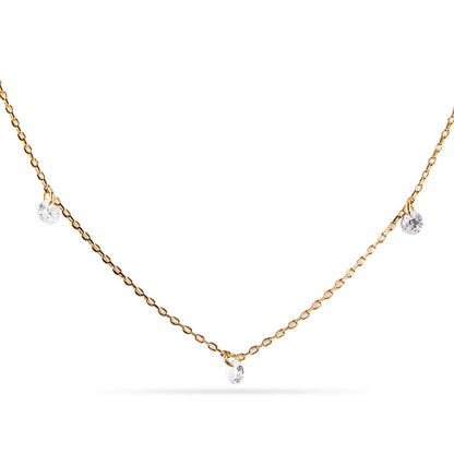 DESI - Pierced Round Cut Necklace