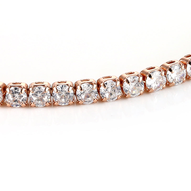 VIOLET - Round Cut Tennis Bracelet