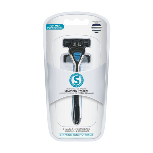 Shopping Annuity® Brand Performance Razors Shaving System for Men