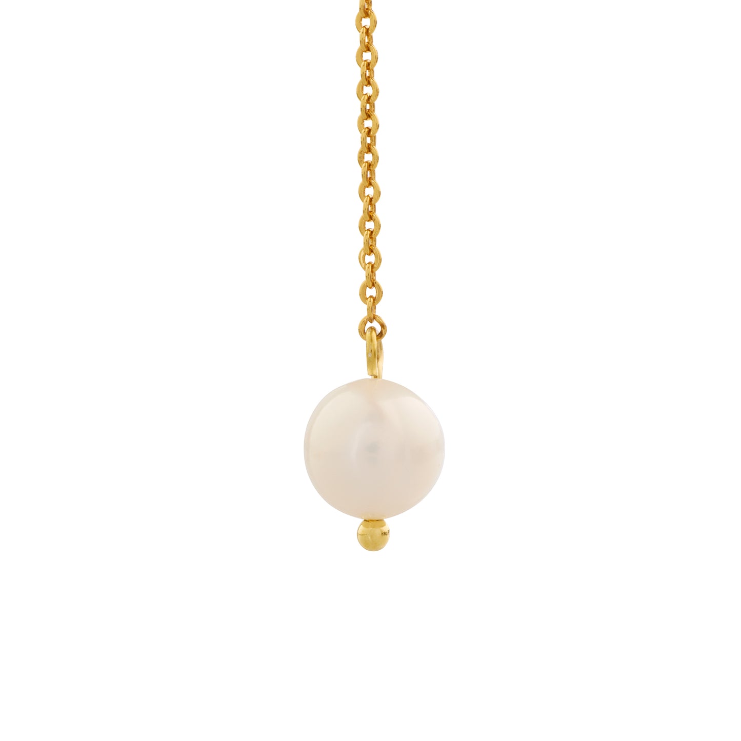 AVA – Dainty Freshwater Pearl Drop Lariat Necklace