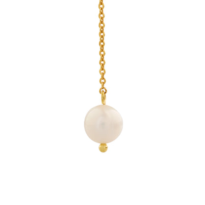 AVA – Dainty Freshwater Pearl Drop Lariat Necklace