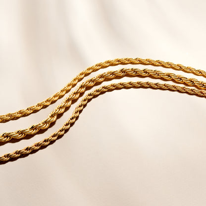 LEON - 長版6 mm繩索鍊手鍊