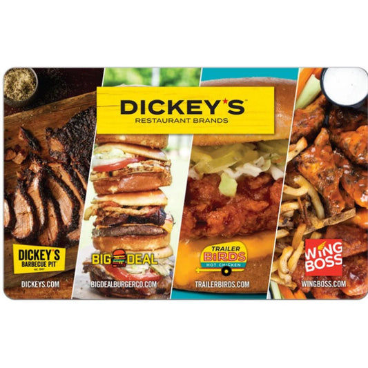 Dickey's Restaurant eGift Card (Email Delivery)
