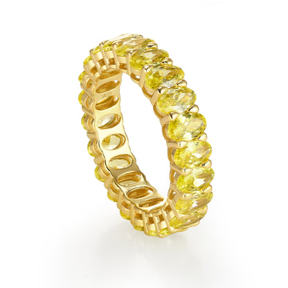 KIMBERLY - Oval Cut Eternity band