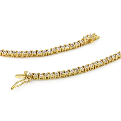 HAILEY - Round Cut Tennis Necklace