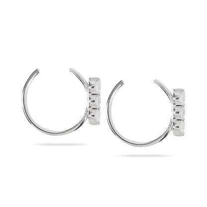 ZARA - 三鑽耳骨夾