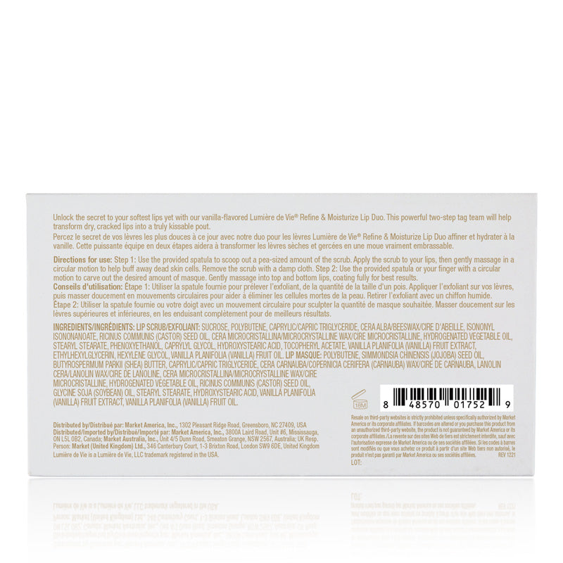 Lumière de Vie® Refine & Moisturize Lip Duo