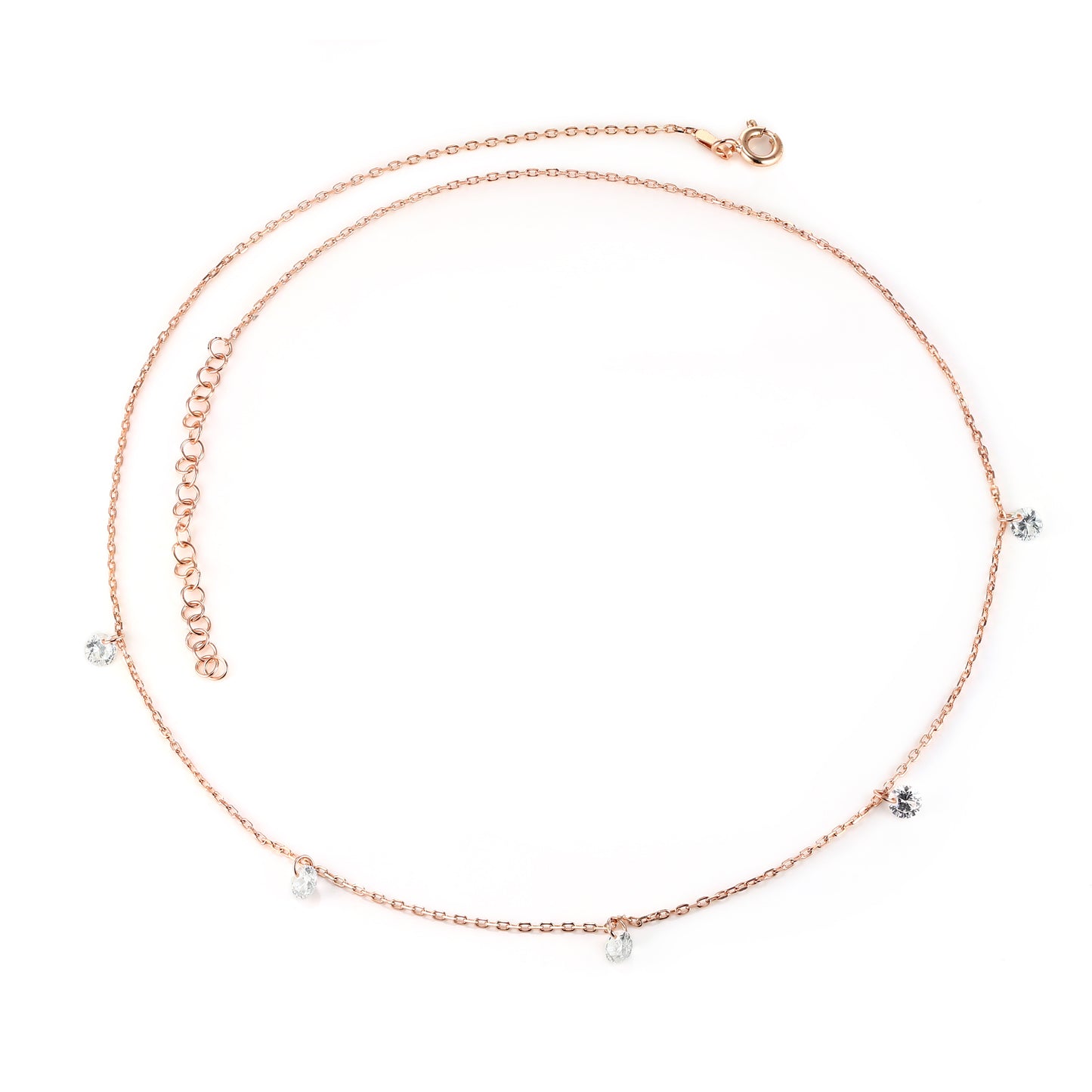 DESI - Pierced Round Cut Necklace