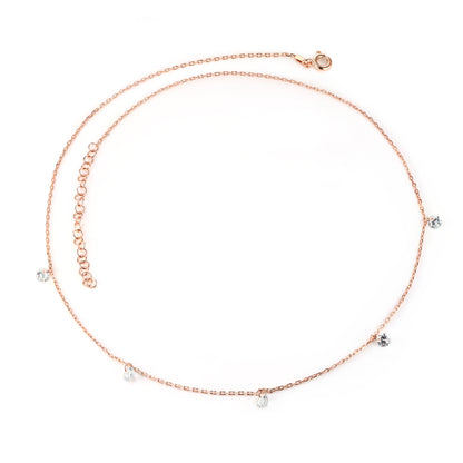 DESI - Pierced Round Cut Necklace