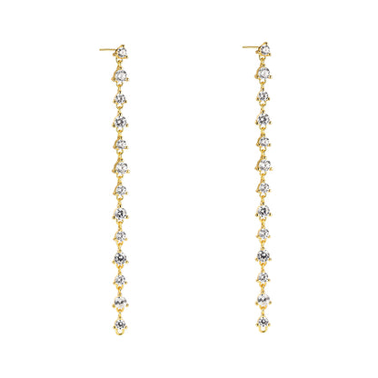 BISOUS - Prong Set Loop Earrings