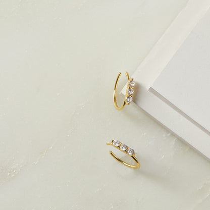 ZARA - 3 Stone Ear Cuff