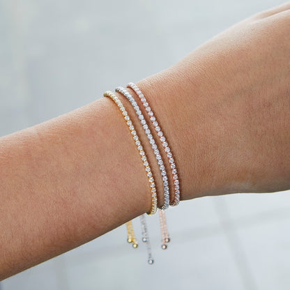 BRIA - Round Cut Tennis Bracelet