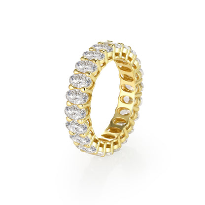 KIMBERLY - Oval Cut Eternity band