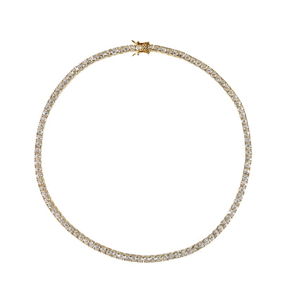 CANDICE - Simulated Diamond Tennis Necklace