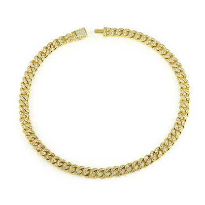 SELENA – Pave Cuban Link Chain