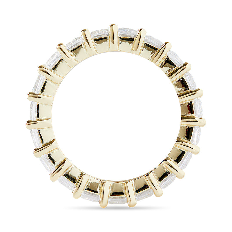 AMBER - Emerald Cut Eternity Band (SPECIAL)