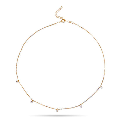 DESI - Pierced Round Cut Necklace