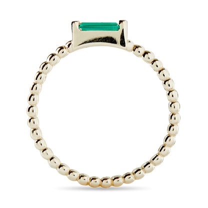 ADRIENNE - Spiraled Baguette Ring