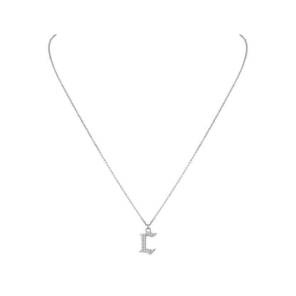 INITIAL – Gothic Letter Necklace