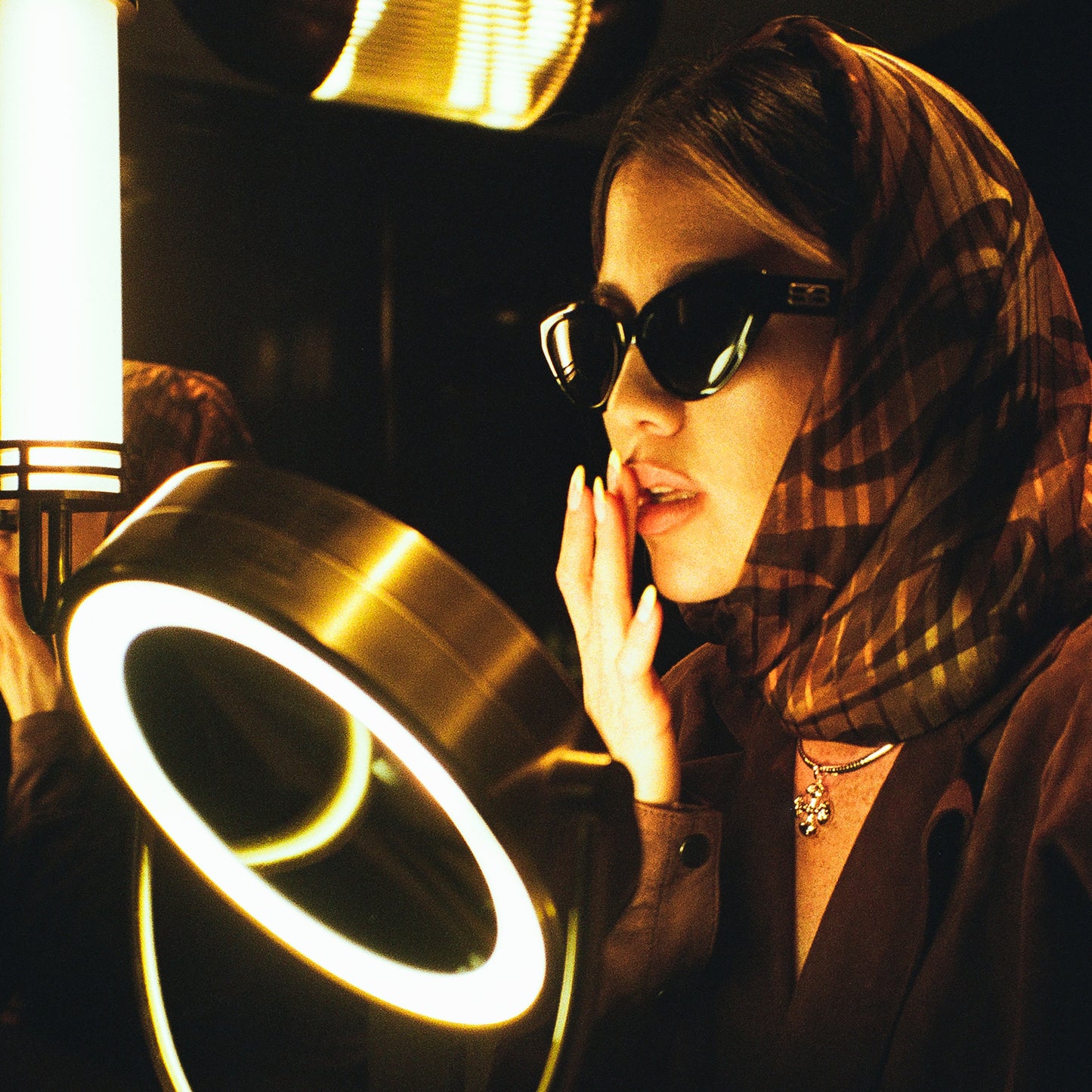 ANGELA – Hammered Cross Necklace