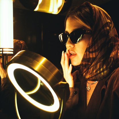 ANGELA – Hammered Cross Necklace