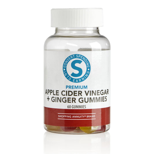 Shopping Annuity® Brand Premium Apple Cider Vinegar + Ginger Gummies