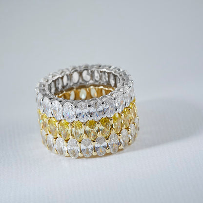 KIMBERLY - Oval Cut Eternity band