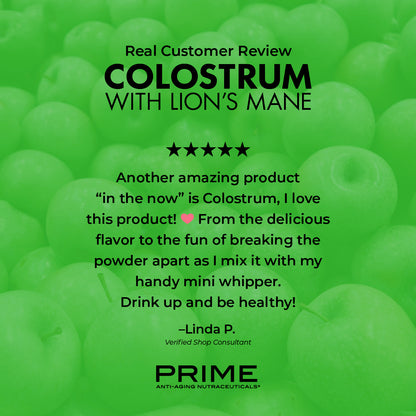 Prime™ Colostrum with Lion's Mane