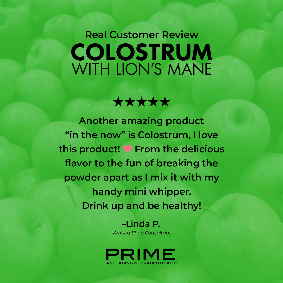 Prime™牛初乳粉（含猴頭菇）