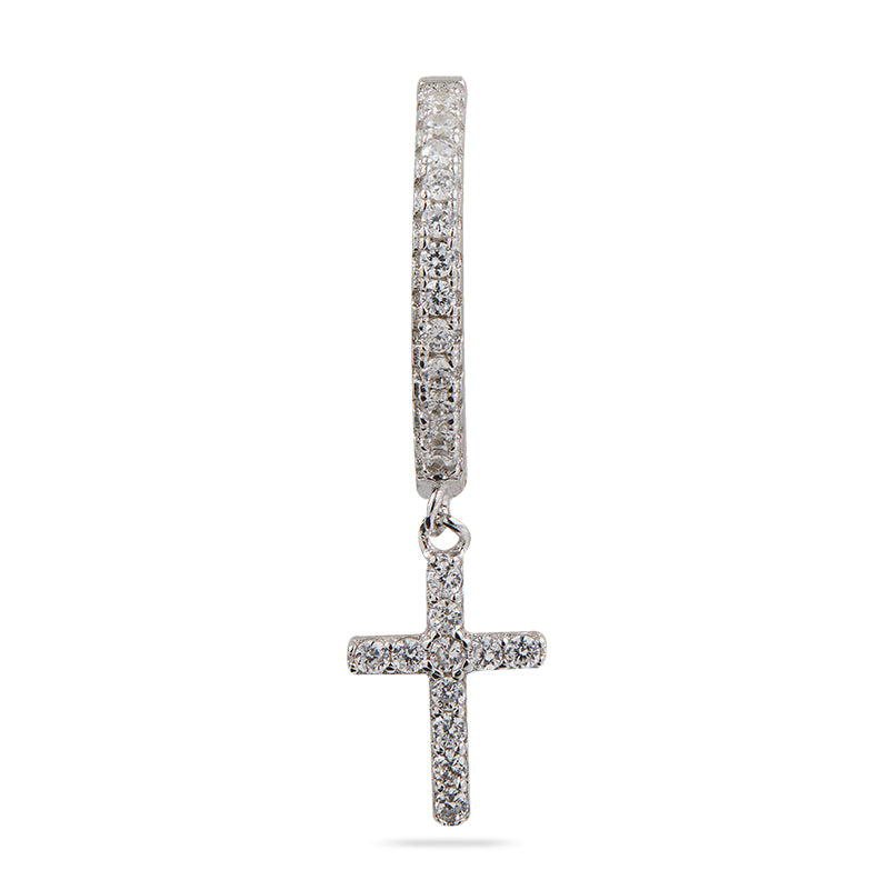 BRANDI - Cross Huggie Earring