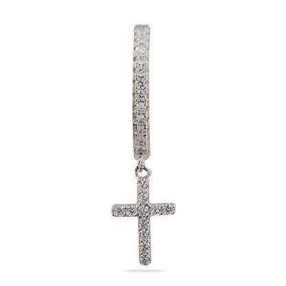 BRANDI - Cross Huggie Earring
