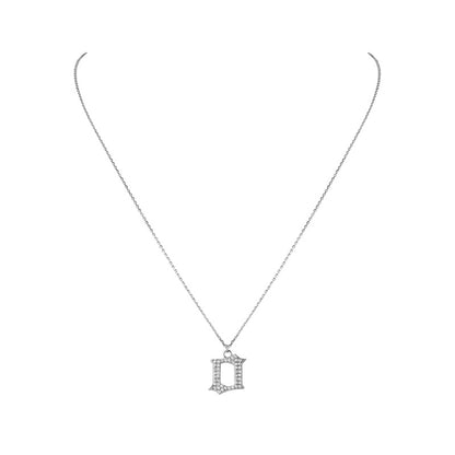 INITIAL – Gothic Letter Necklace