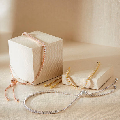 BRIA - Round Cut Tennis Bracelet