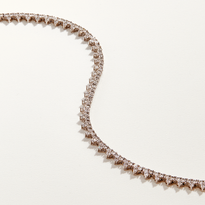 CHARLOTTE – Cluster Tennis Necklace