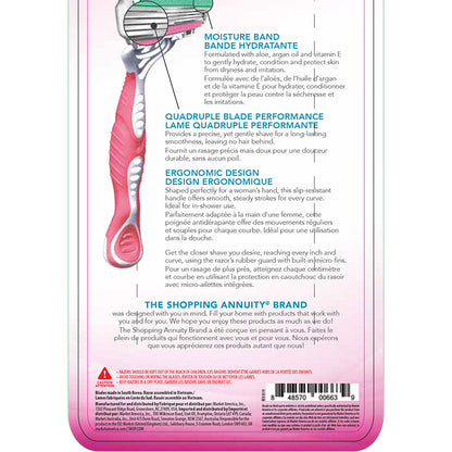 Shopping Annuity® Brand Performance Razors Disposable Pack for Women
