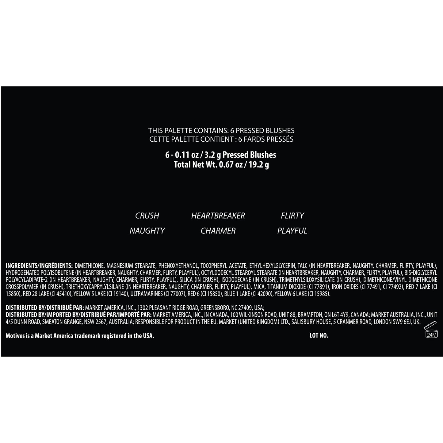 Motives®好氣色6色腮紅盤