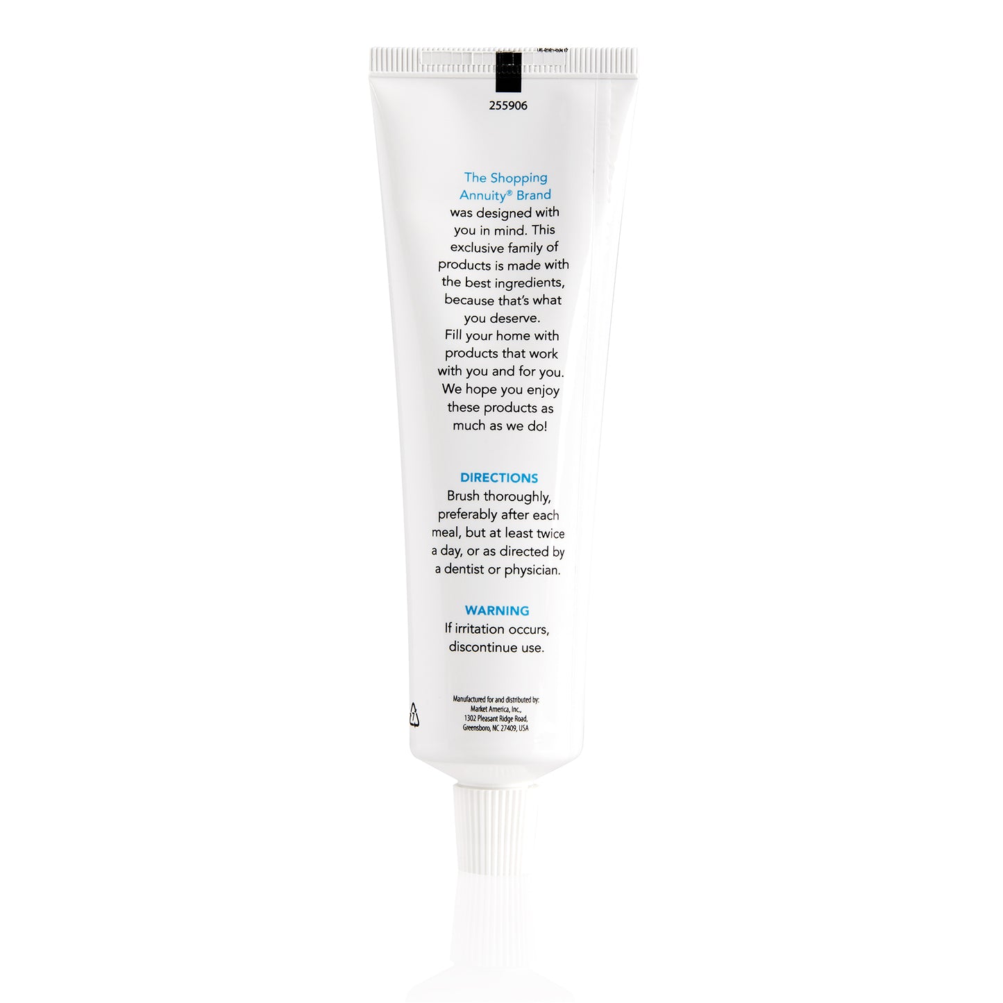 Shopping Annuity® Brand Premium Natural Toothpaste