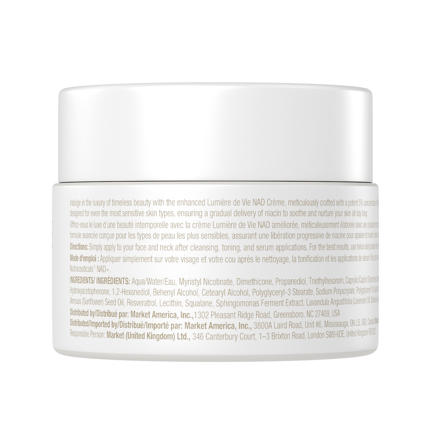 Lumière de Vie® NAD Crème