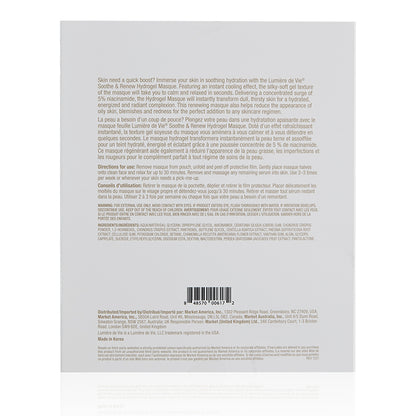 Lumière de Vie® Soothe & Renew Hydrogel Masque