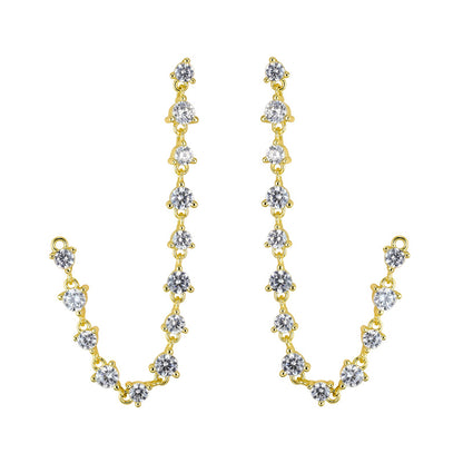 BISOUS - Prong Set Loop Earrings