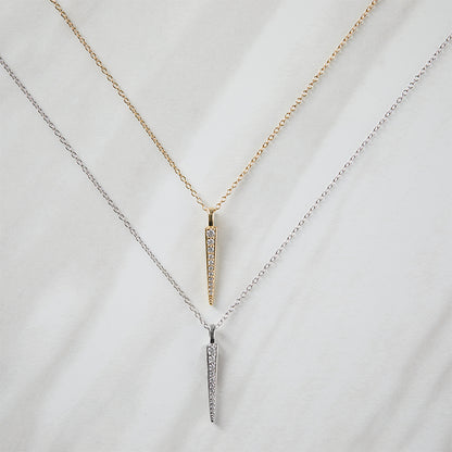 HEIDI - Pave Stick Necklace