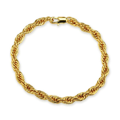 LEON - Extended 6 mm Rope Chain Bracelet
