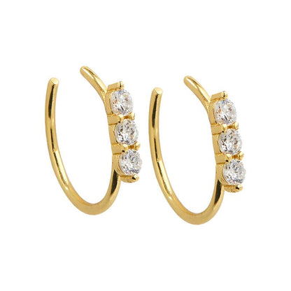 ZARA - 3 Stone Ear Cuff