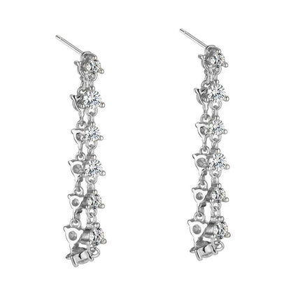 BISOUS - Prong Set Loop Earrings