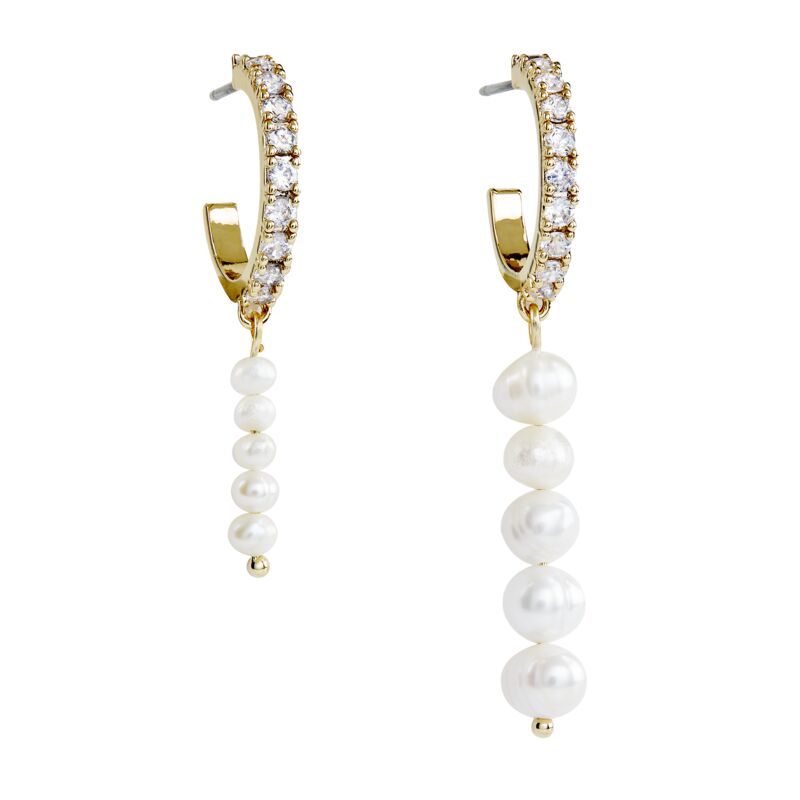 OLSEN – Mismatch Freshwater Pearl Earrings