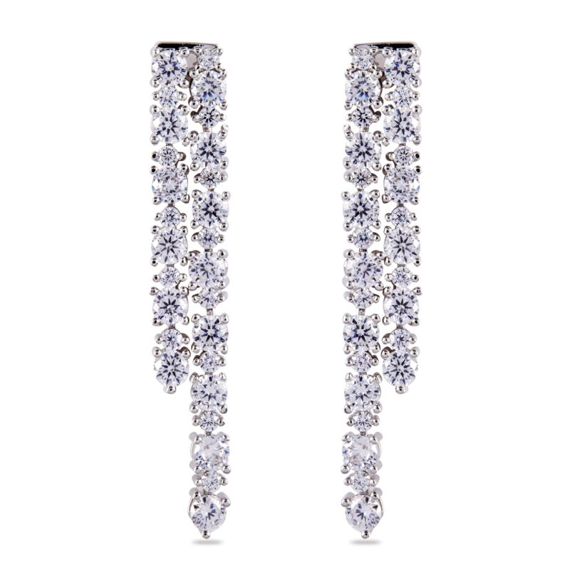 QUINN – Double Strand Earrings