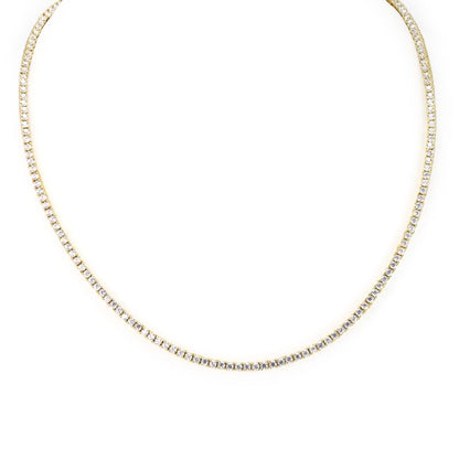 HAILEY - Round Cut Tennis Necklace