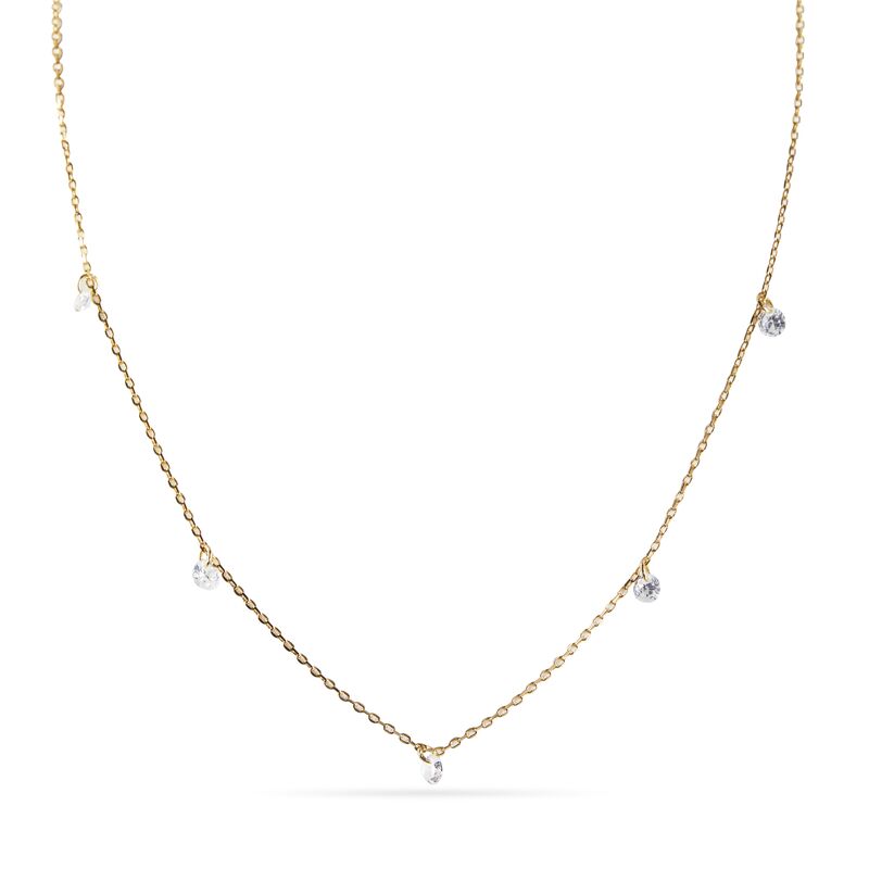 DESI - Pierced Round Cut Necklace