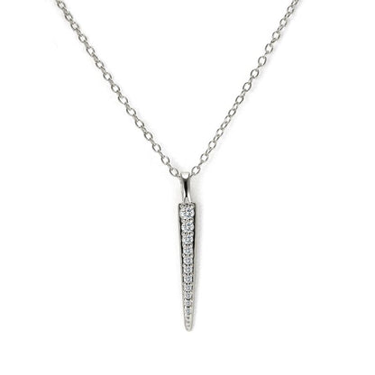 HEIDI - Pave Stick Necklace