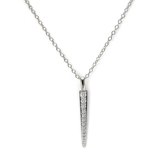 HEIDI - Pave Stick Necklace